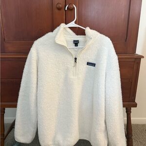 Patagonia Cream Fleece Half-Zip Pullover